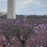 Virginia state capitol building with flags