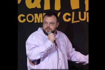 Ben Bankas performing on stage