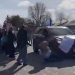 Student hit by car at Fremont High School protest