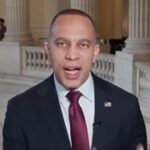 Hakeem Jeffries speaking on television