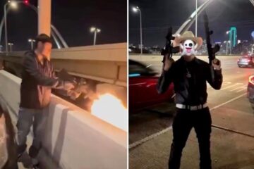 Margaret McDermott Bridge at night