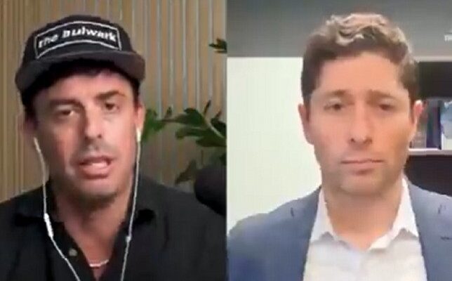 Minneapolis city skyline with police cruiser in foreground