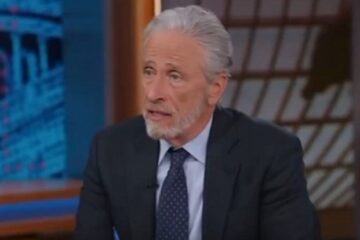 Jon Stewart speaking on The Daily Show about Renee Good incident