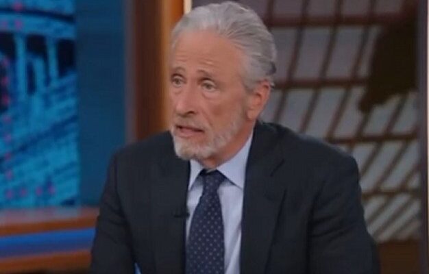 Jon Stewart speaking on The Daily Show about Renee Good incident
