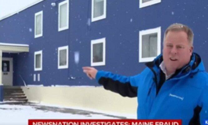 Office building in Portland, Maine with multiple business suites