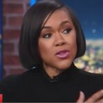 Tiffany Cross speaking on a CNN panel