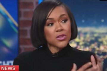 Tiffany Cross speaking on a CNN panel