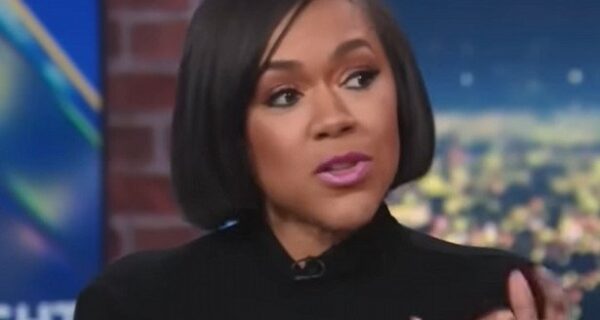 Tiffany Cross speaking on a CNN panel