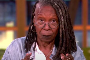 Microphones and studio set representing The View