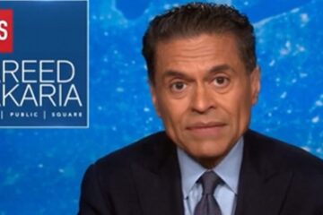 Fareed Zakaria speaking on CNN about blue city failures