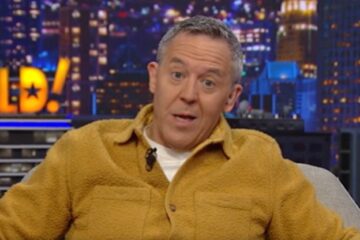 Greg Gutfeld on set discussing voter ID