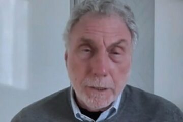 Washington Post newsroom with empty desks and computers