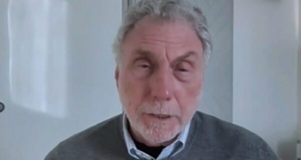 Washington Post newsroom with empty desks and computers