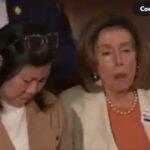 Nancy Pelosi appearing to play with dentures during State of the Union