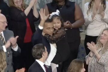 Portrait of Dalilah Coleman with family