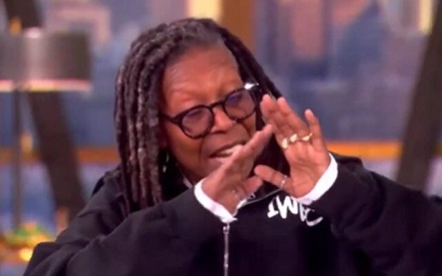 Whoopi Goldberg speaking on The View