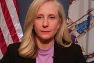 Protesters outside the Virginia State Capitol over gun legislation