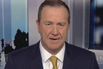 Senator Eric Schmitt speaks on a news show about ICE and unmasking agents