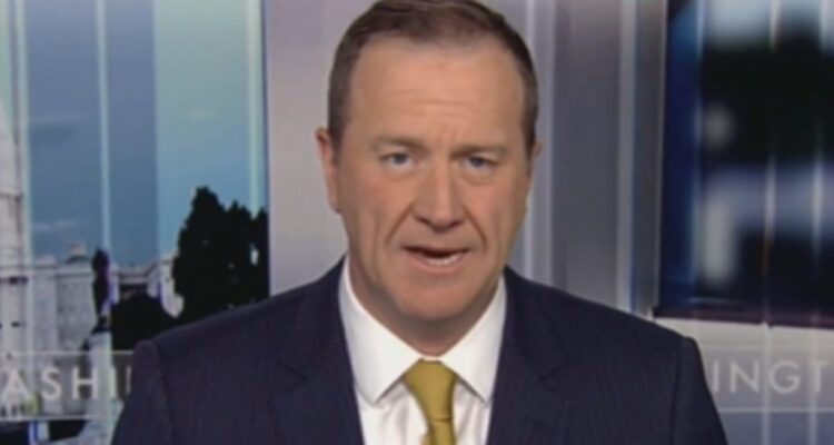 Senator Eric Schmitt speaks on a news show about ICE and unmasking agents