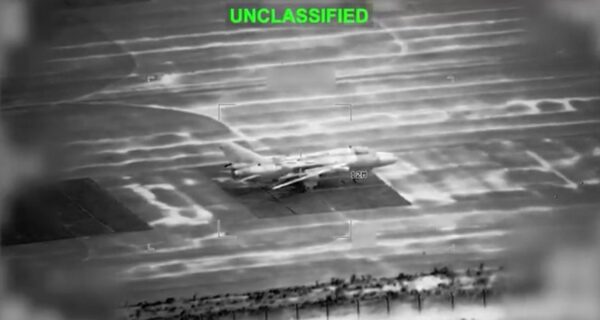 CENTCOM unclassified footage showing strike effects in Iran