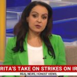 Rita Panahi delivering an editorial on Sky News Australia