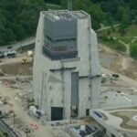Exterior rendering of the Obama Presidential Center under construction
