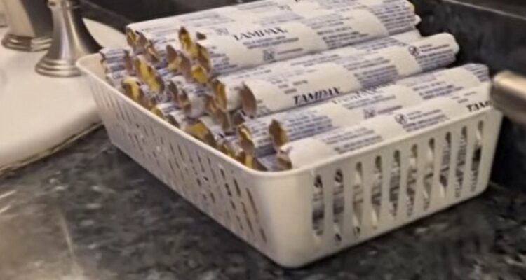 Maryland State Capitol exterior with protest signs