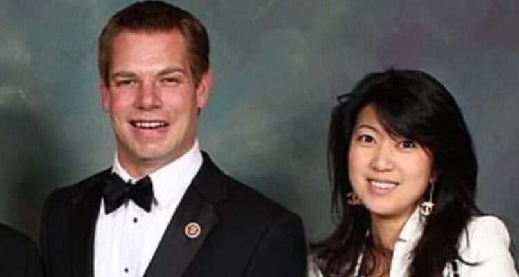 Eric Swalwell speaking at an event