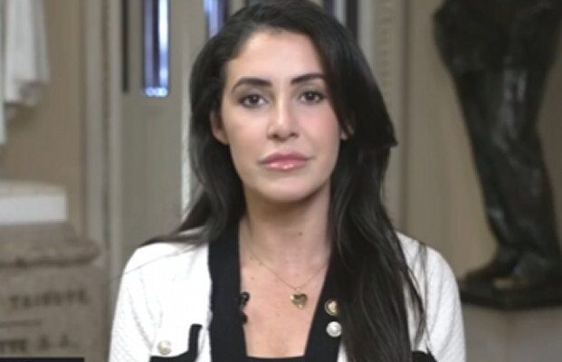 Rep. Anna Paulina Luna speaking after raising allegations involving Sen. Ruben Gallego