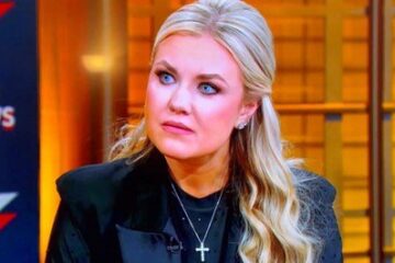 Erika Kirk leaving the White House Correspondents’ Dinner after reports of a security scare