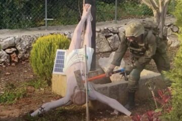 IDF soldier footage controversy involving a statue of Jesus in Lebanon