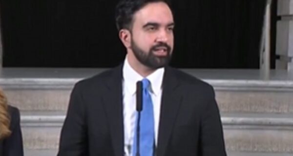 Zohran Mamdani speaks at City Hall about New York City budget troubles