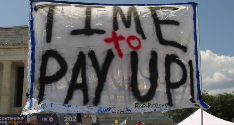 Activists speak at a New York reparations hearing demanding cash payments