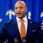 Maryland Gov. Wes Moore speaking at an event