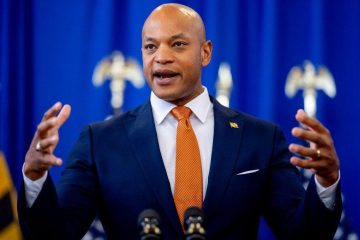 Maryland Gov. Wes Moore speaking at an event