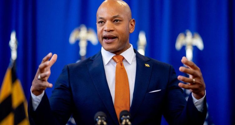 Maryland Gov. Wes Moore speaking at an event