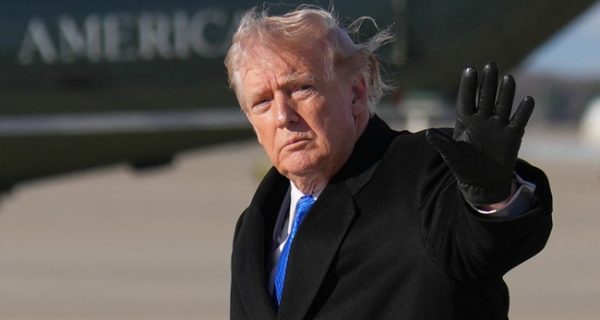 President Trump speaking about Iran peace talks at the White House