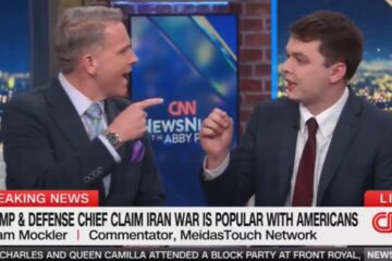 Scott Jennings speaking during a tense CNN panel debate