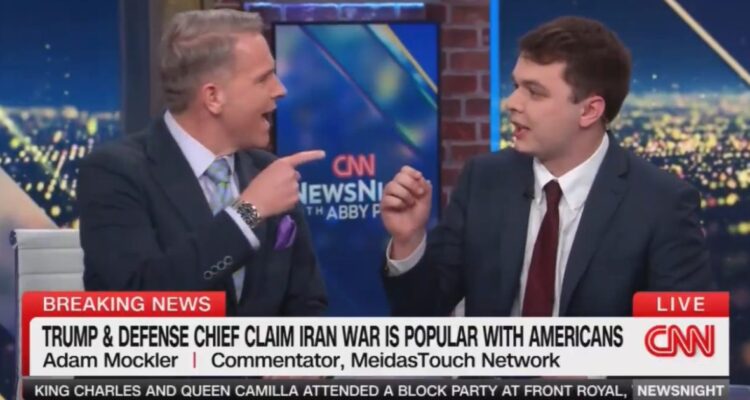 Scott Jennings speaking during a tense CNN panel debate