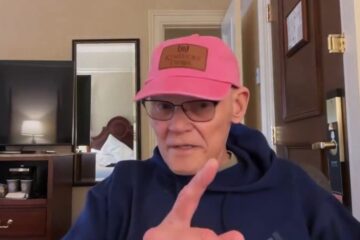 James Carville speaking after a court ruling