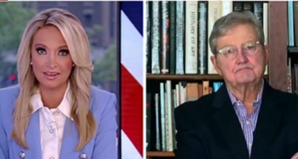 Senator John Kennedy speaking during a Fox News appearance about Maine Senate candidate Graham Platner
