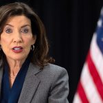 New York sheriffs and Gov. Kathy Hochul in an immigration enforcement dispute