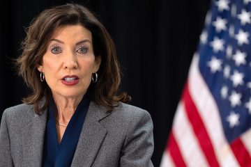 New York sheriffs and Gov. Kathy Hochul in an immigration enforcement dispute
