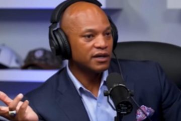 Maryland Gov. Wes Moore after signing a gun law targeting Glock pistols
