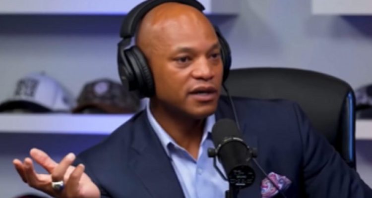 Maryland Gov. Wes Moore after signing a gun law targeting Glock pistols
