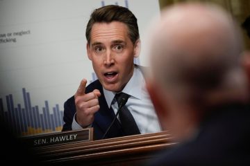 Josh Hawley speaking after the Senate vote on the SAVE Act