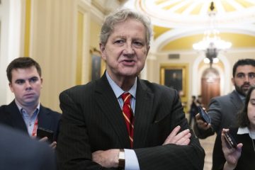 Sen. John Kennedy speaking about Graham Platner and Chuck Schumer during a Senate and Fox News appearance.
