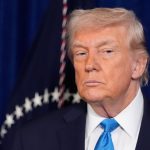 Trump speaks in the Oval Office during remarks about the SAVE America Act
