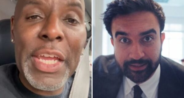 New York City landlord reacting to Zohran Mamdani's rent freeze announcement in a viral video