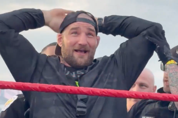 Sean Strickland escorted out of UFC Fan Fest by law enforcement in Washington, D.C.